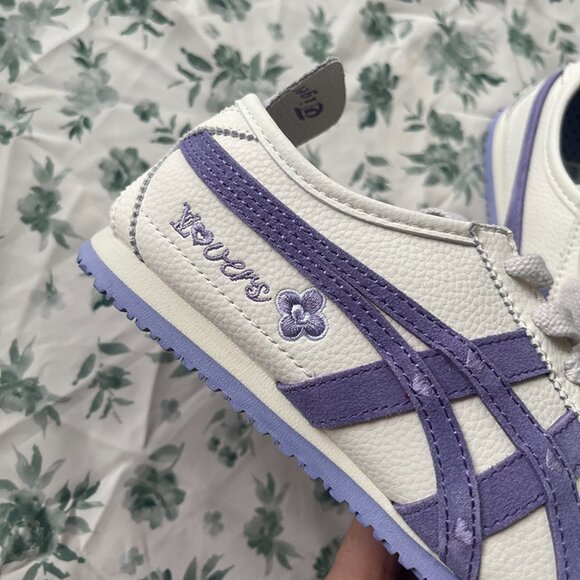 Onitsuka Tiger Mexico 66 White Purple Sneakers - Picture 3 of 6